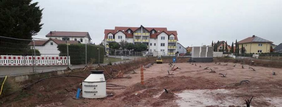 EnergieDienstleistungs-Gesellschaft Rheinhessen-Nahe Erdsondenfeld im Neubaugebiet Gensingen EnergieDienstleistungs-Gesellschaft Rheinhessen-Nahe Erdsondenfeld im Neubaugebiet Gensingen