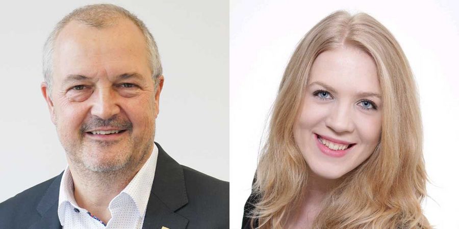 Friedrich Förster, Geschäftsführer Vertrieb und Janine Kulmus, Marketing Manager der Global Information Distribution GmbH Friedrich Förster, Geschäftsführer Vertrieb und Janine Kulmus, Marketing Manager der Global Information Distribution GmbH