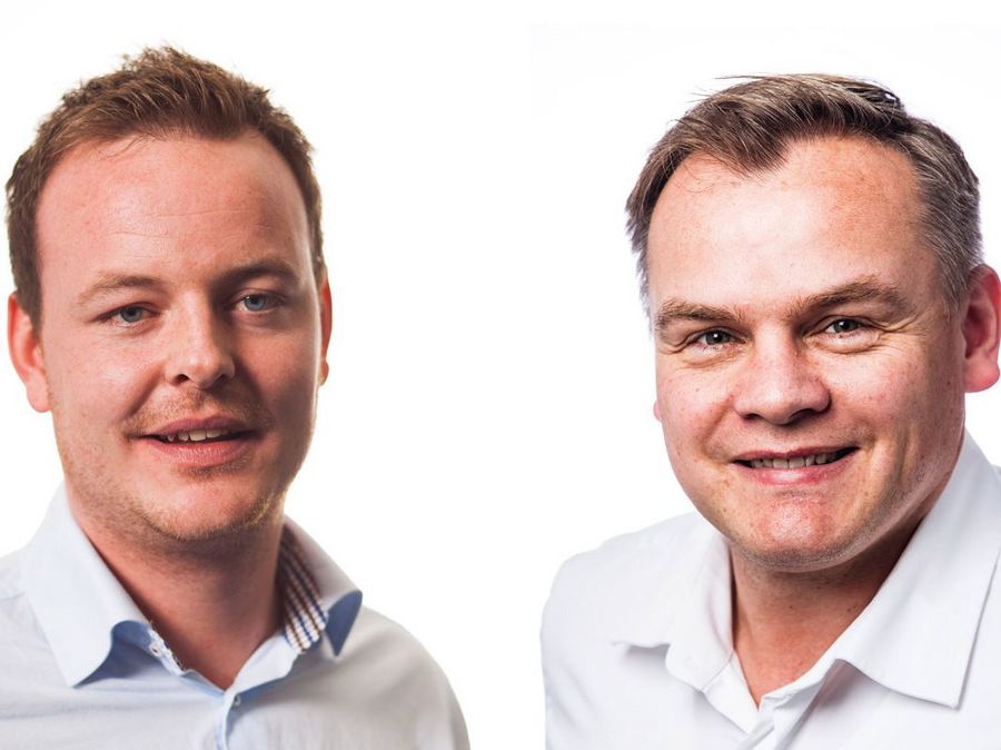 Jamie Burink und Dimitry Oosthoek von Topicus.Finance Jamie Burink und Dimitry Oosthoek von Topicus.Finance