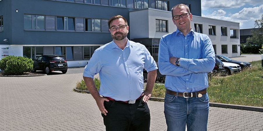 Geschäftsführer Hans Jörg Ohler und Christoph Franz Geschäftsführer Hans Jörg Ohler und Christoph Franz