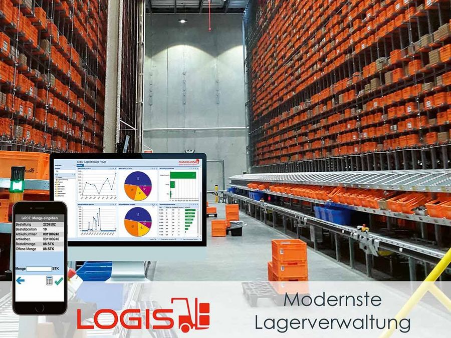 Lagerverwaltung mit Logis bei Belimo: Hochmoderne Logistik für Automatiklager. Lagerverwaltung mit Logis bei Belimo: Hochmoderne Logistik für Automatiklager.