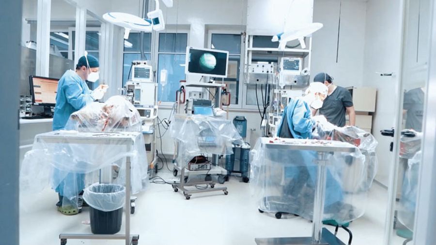 Tiergesundheitszentrum Grußendorf Operationssaal