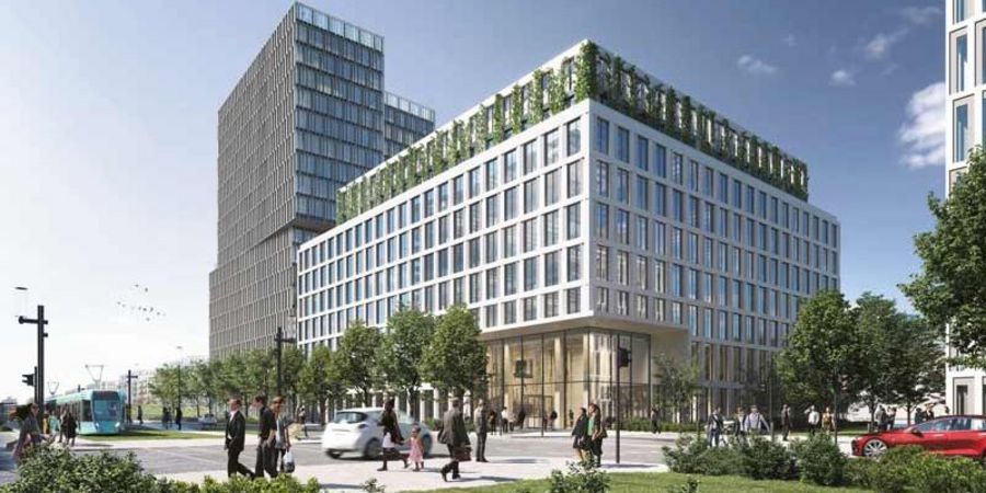 UBM Development Deutschland - Timber Pioneer, das erste Bürohaus in Holzhybridbauweise in Frankfurt UBM Development Deutschland - Timber Pioneer, das erste Bürohaus in Holzhybridbauweise in Frankfurt