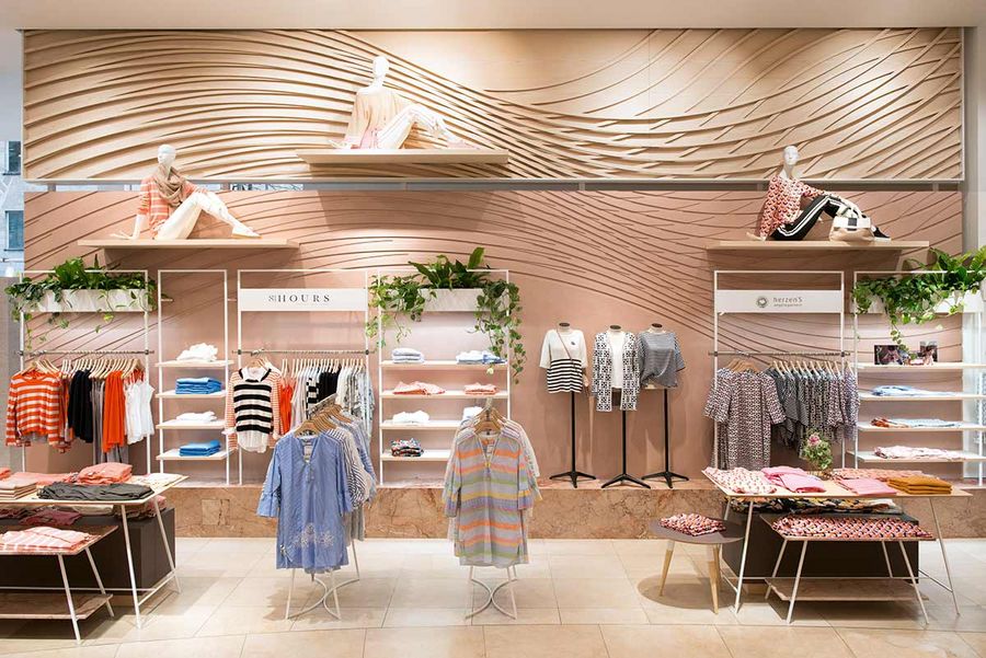 Warenpräsentation im Konen Bekleidungshaus Warenpräsentation im Konen Bekleidungshaus