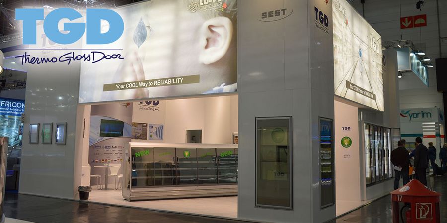 Thermo Glass Door - Messestand