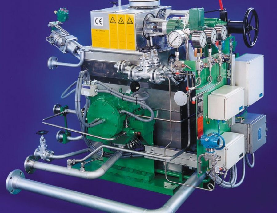 Technisches Know-how gefragt: Kompakte Turbine von Dresser-Rand Turbinen. Technisches Know-how gefragt: Kompakte Turbine von Dresser-Rand Turbinen.