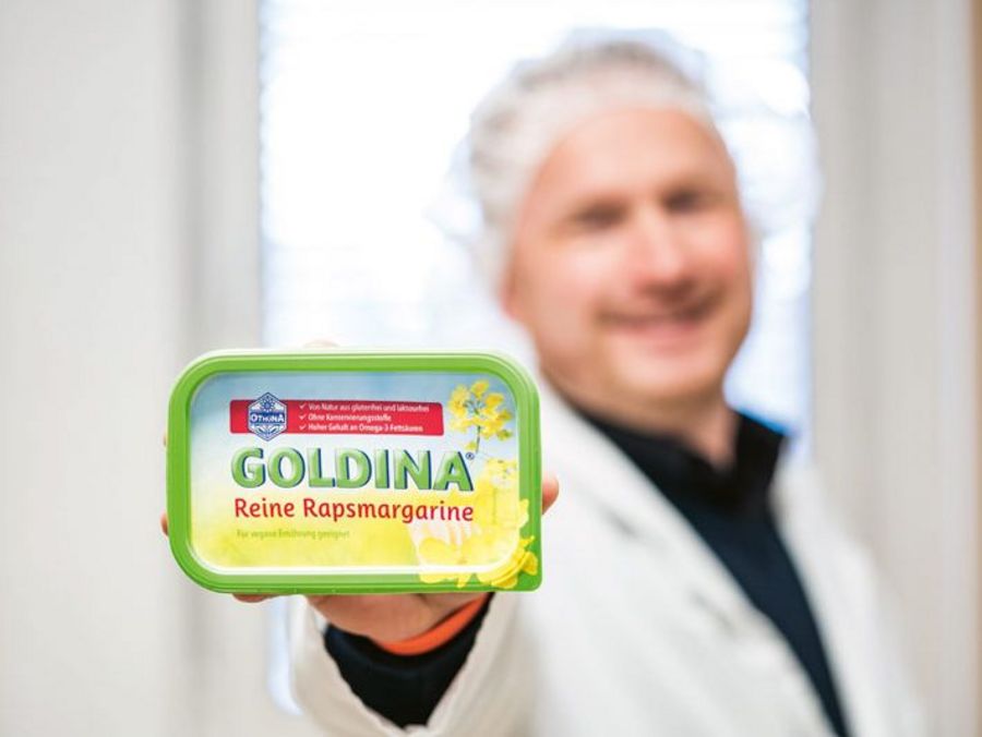 Ostthüringer Nahrungsmittelwerk Gera Goldina Margarina Ostthüringer Nahrungsmittelwerk Gera Goldina Margarina