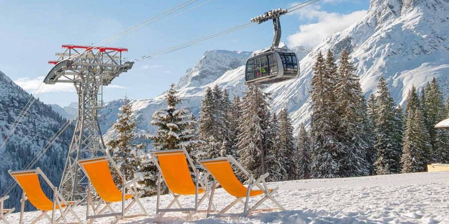 Bergbahn Lech-Oberlech Panorama