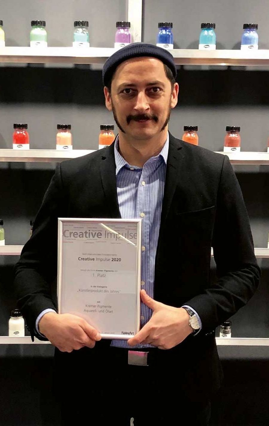 David Kremer, Geschäftsführer der Kremer Pigmente GmbH & Co. KG David Kremer, Geschäftsführer der Kremer Pigmente GmbH & Co. KG