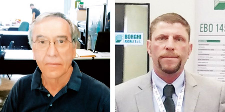 Ivan Borghi, CEO und Inhaber, und Francesco Thione, Senior Sales Manager der Borghi Assali S.r.l. Ivan Borghi, CEO und Inhaber, und Francesco Thione, Senior Sales Manager der Borghi Assali S.r.l.