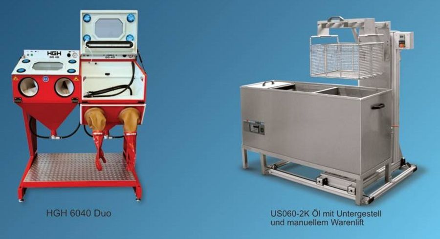 HGH Vertriebs GmbH Läppstrahlkabine und Ultraschallmaschine HGH Vertriebs GmbH Läppstrahlkabine und Ultraschallmaschine
