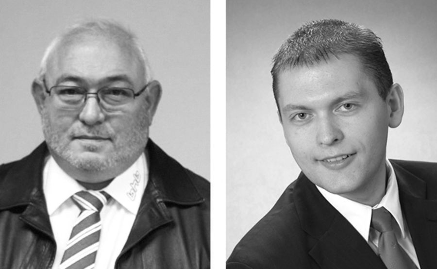 Dieter Bossler, Geschäftsführer, und Tobias Straub, Projektleiter der BHB Waschanlagen Vertriebs GmbH Dieter Bossler, Geschäftsführer, und Tobias Straub, Projektleiter der BHB Waschanlagen Vertriebs GmbH