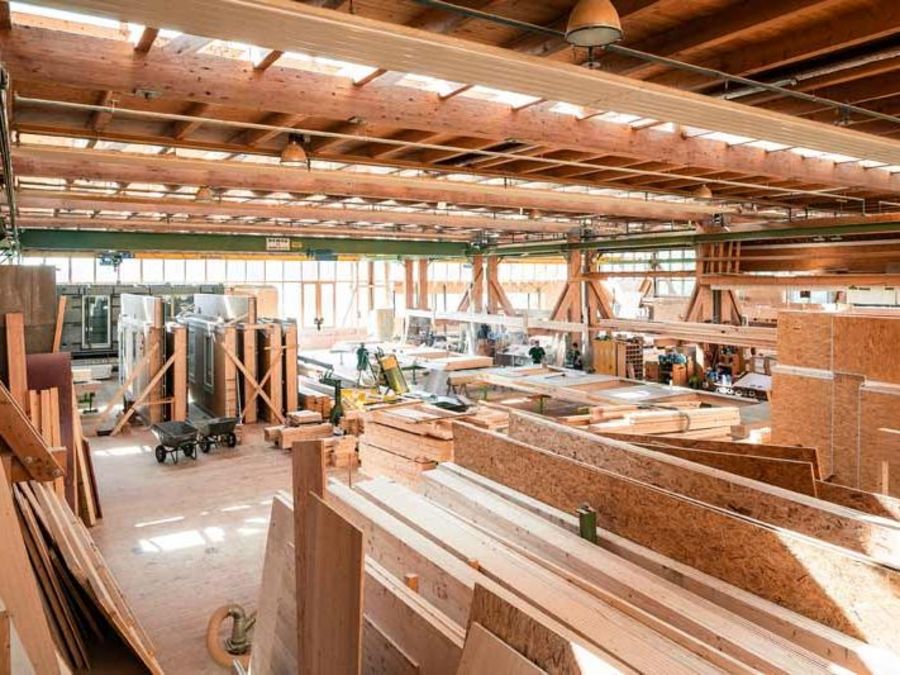 Sohm HolzBautechnik Abbundhalle Sohm HolzBautechnik Abbundhalle