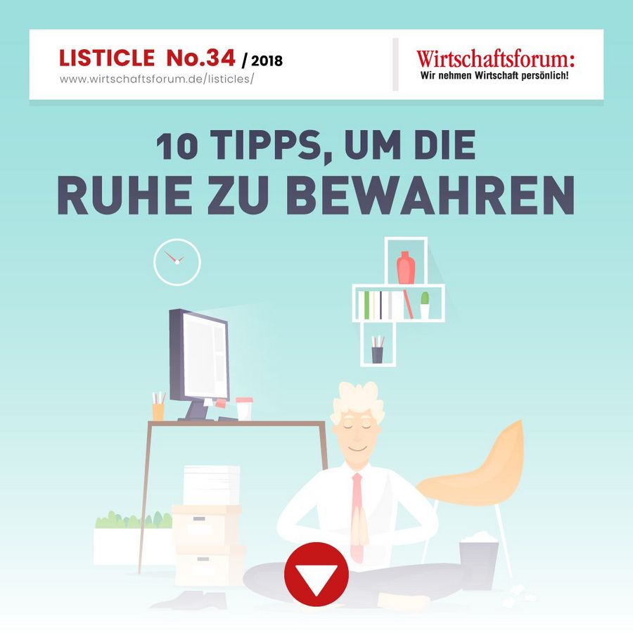 10 Tipps, um die Ruhe zu bewahren