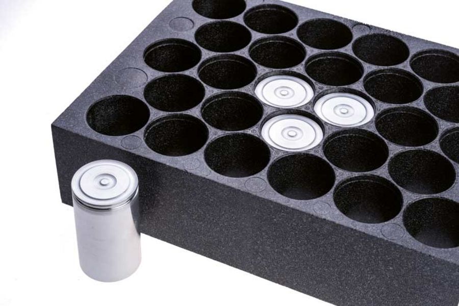 Asahi Kasei Europe - Rundzellenhalter aus geschäumtem mPPE Asahi Kasei Europe - Rundzellenhalter aus geschäumtem mPPE