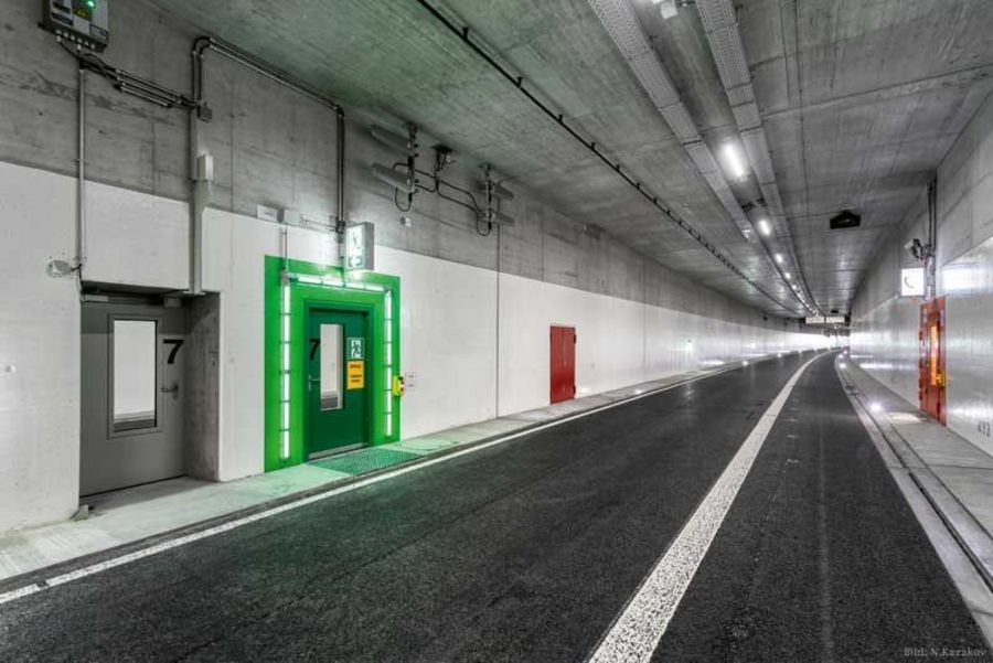 Hodapp - Blick in den Karoline-Luise-Tunnel in Karlsruhe Hodapp - Blick in den Karoline-Luise-Tunnel in Karlsruhe