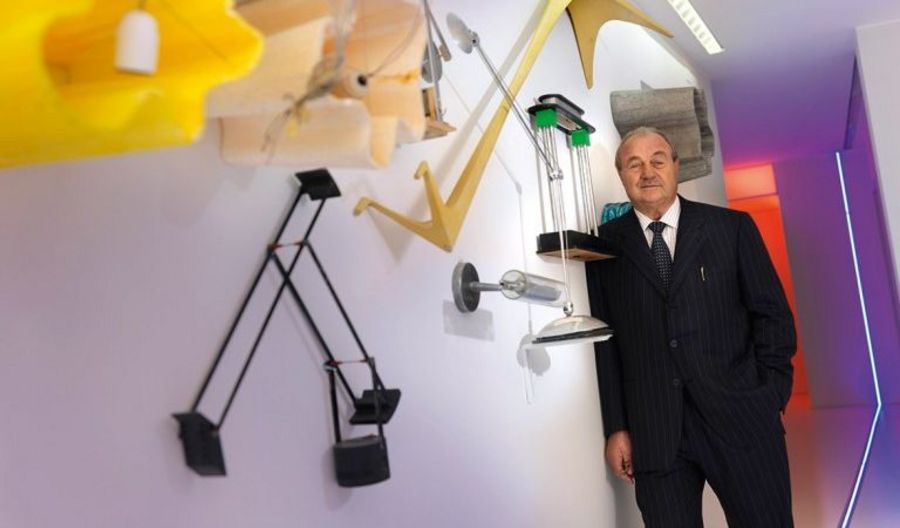 Firmengründer der Artemide GmbH, Ernesto Gismondi Firmengründer der Artemide GmbH, Ernesto Gismondi