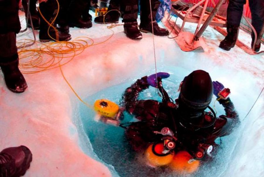 GEACO GmbH Einsatz im Eiswasser