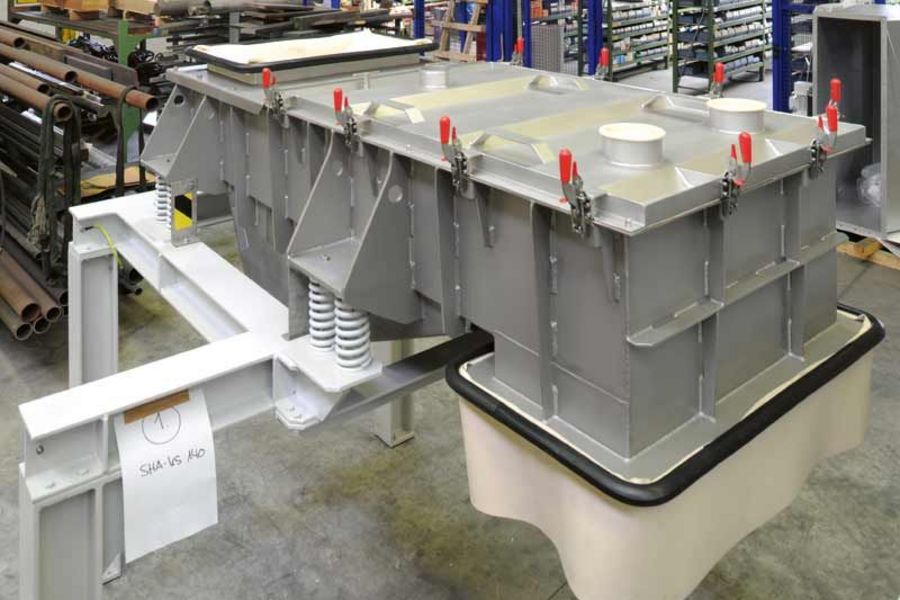 Merz Aufbereitungstechnik Linearsiebmaschine Merz Aufbereitungstechnik Linearsiebmaschine