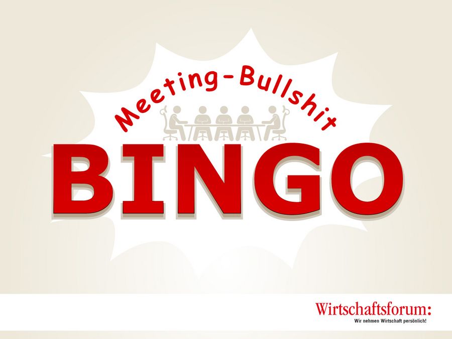 Bingo: Mehr Spaß im Meeting!