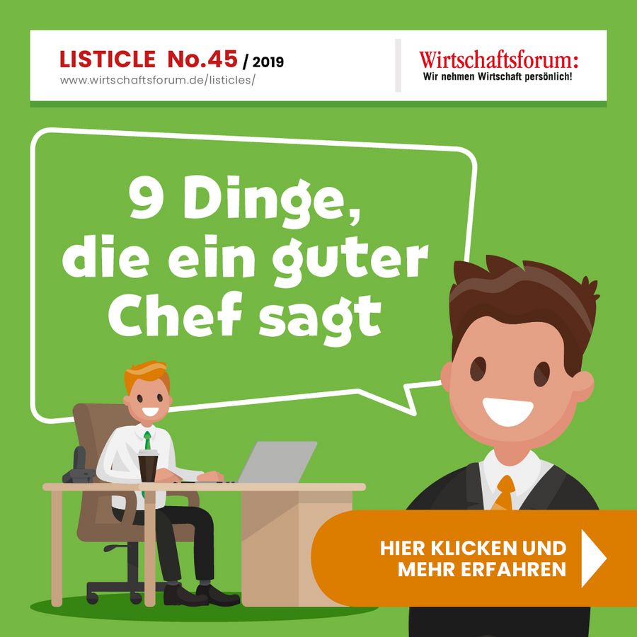 9 Dinge, die ein guter Chef sagt 9 Dinge, die ein guter Chef sagt