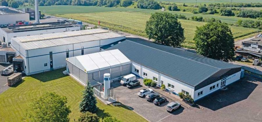 Das moderne Werk der Polifibra Folien Handelsgesellschaft mbH in Lindenholzhausen Das moderne Werk der Polifibra Folien Handelsgesellschaft mbH in Lindenholzhausen