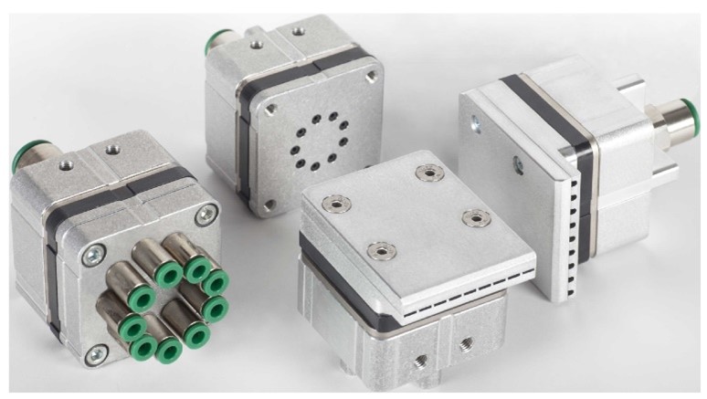 BIBUS - Kompakte Ventil-/Düsenkombination für die Sortiertechnik. Unser Partner MATRIX, Hersteller von extrem schnellschaltenden Elektromagnet-Ventilen, ermöglicht mit der Ventilserie GS neue Konstruktionsspielräume in der Sortiertechnik.