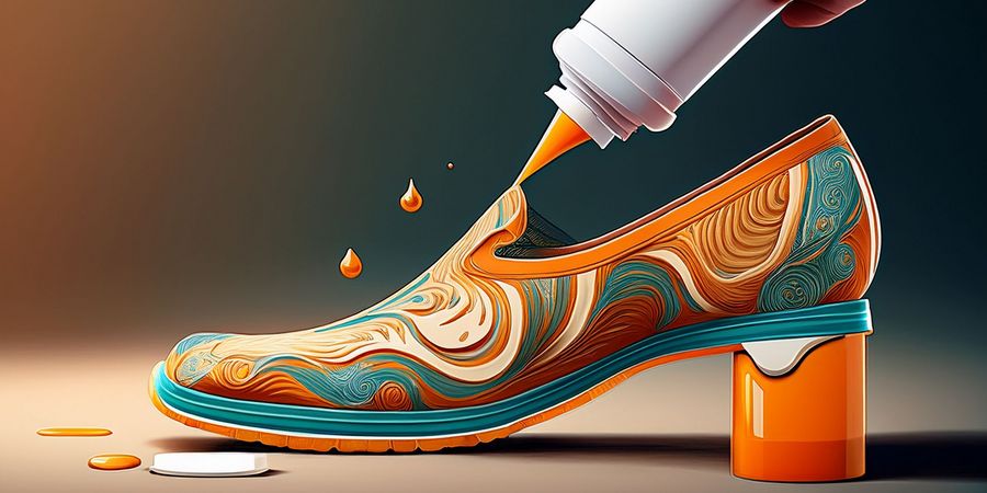 Schuh-Kleber