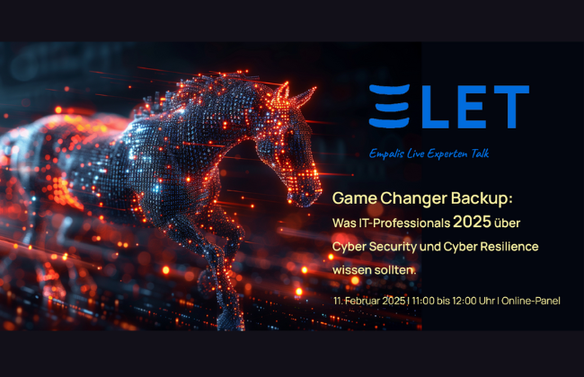Game Changer Backup: Was IT-Professionals 2025 über Cyber Security und Cyber Resilience wissen sollten"