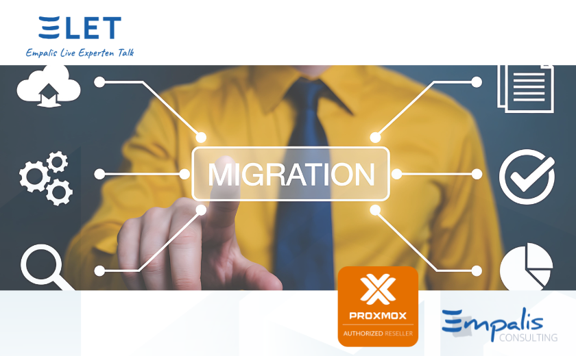 Live-Webinar "Empalis Live Experten Talk (ELET): Hypervisoren im Wandel - Follow-up: Proxmox Live Demo"