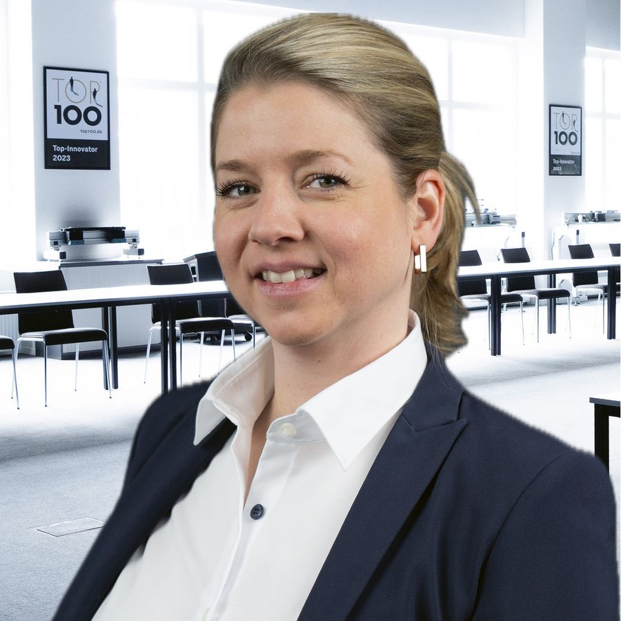 Sarah Glatz, Senior Director Conveyor Business der montratec GmbH Sarah Glatz, Senior Director Conveyor Business der montratec GmbH
