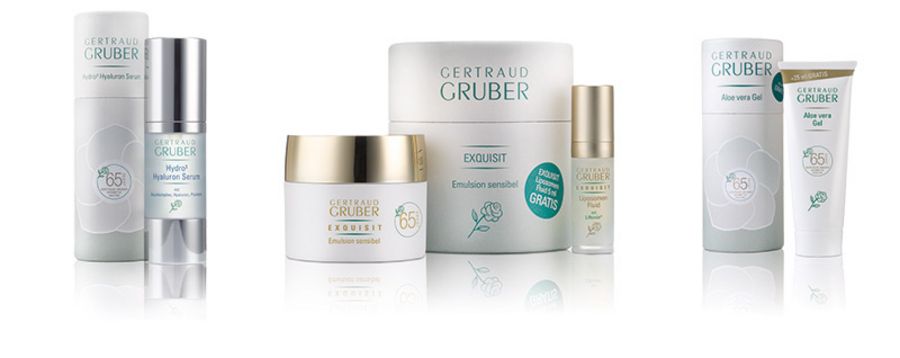 Der Wirkstoff Hyaluron ist in vielen Produkten von GERTRAUD GRUBER enthalten Der Wirkstoff Hyaluron ist in vielen Produkten von GERTRAUD GRUBER enthalten