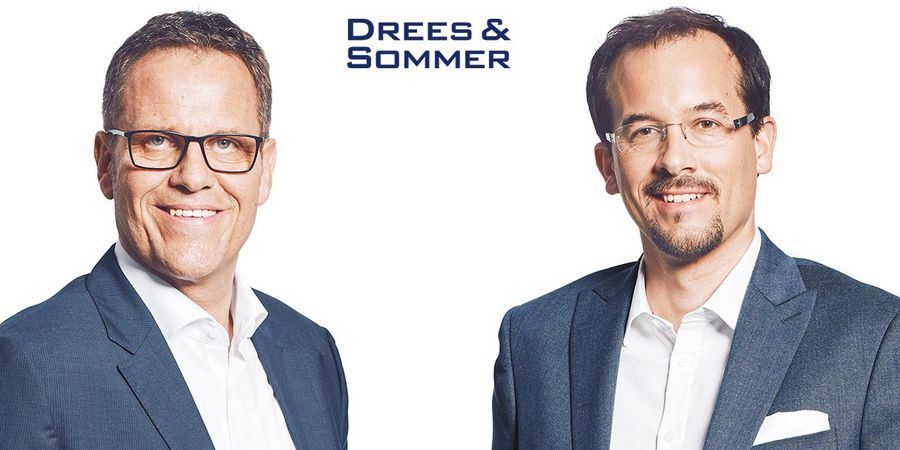 Dierk Mutschler und Steffen Szeidl, Vorstände der Drees & Sommer SE Dierk Mutschler und Steffen Szeidl, Vorstände der Drees & Sommer SE