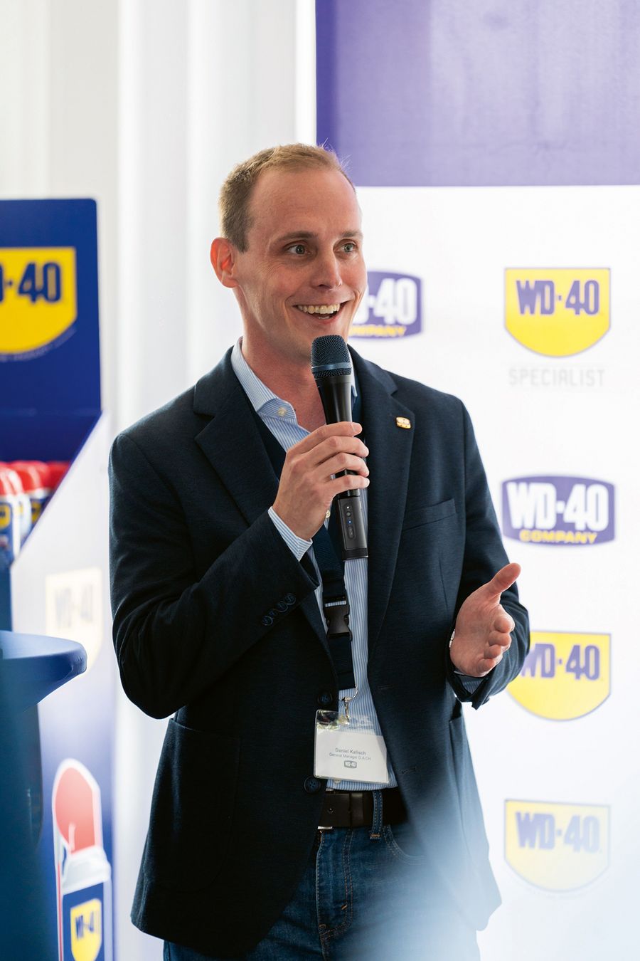 Daniel Kalisch, General Manager DACH der WD-40 Company Limited Zweigniederlassung Deutschland Daniel Kalisch, General Manager DACH der WD-40 Company Limited Zweigniederlassung Deutschland