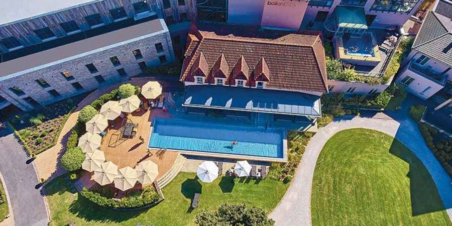 Kurhaus Dhonau Luftbild Kurhaus Dhonau Luftbild