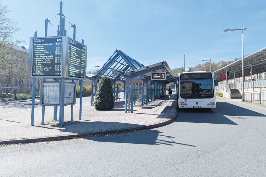 PRG Personen- und Reiseverkehrs GmbH Greiz Anzeigetafeln