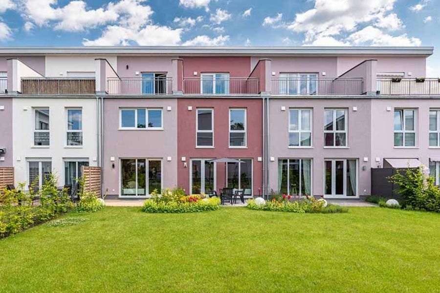 Interhomes Reihenhäuser mit Pultdach Interhomes Reihenhäuser mit Pultdach