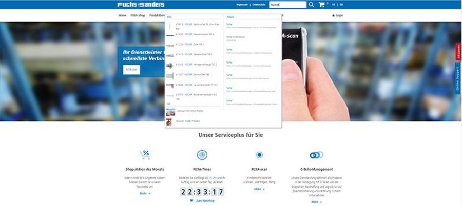 Fuchs + Sander Onlineshop Fuchs + Sander Onlineshop