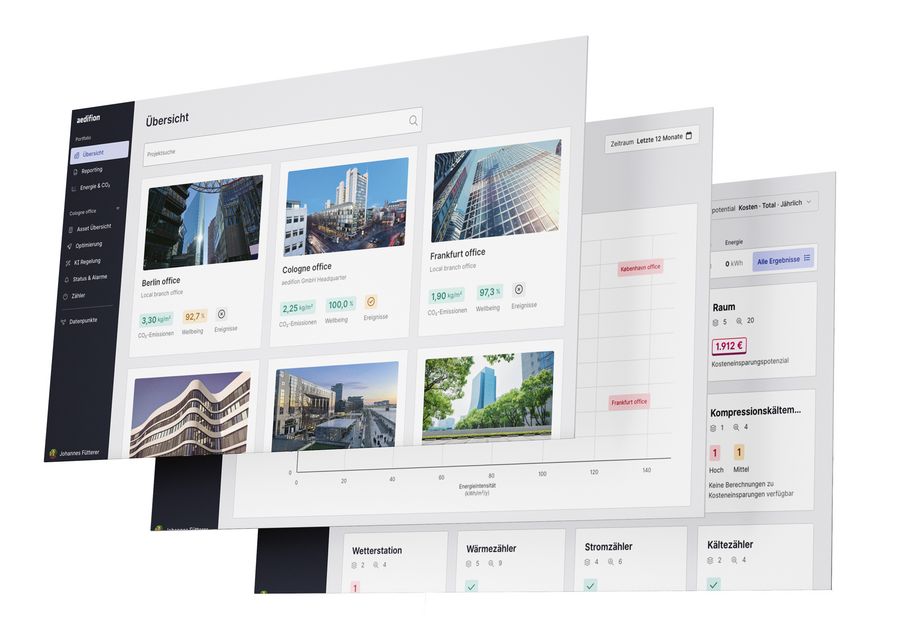 aedifion GmbH Dashboard