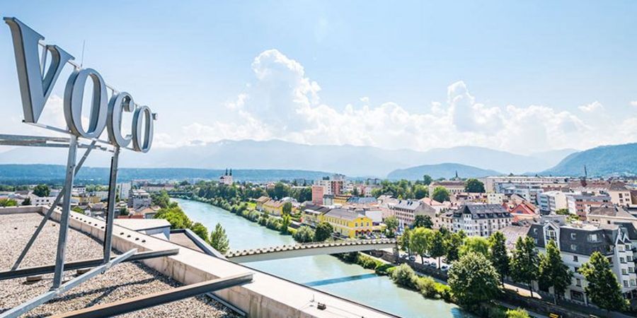 Congress Hotel Villach Betriebsgesellschaft mbH Ausblick vom Dach Congress Hotel Villach Betriebsgesellschaft mbH Ausblick vom Dach