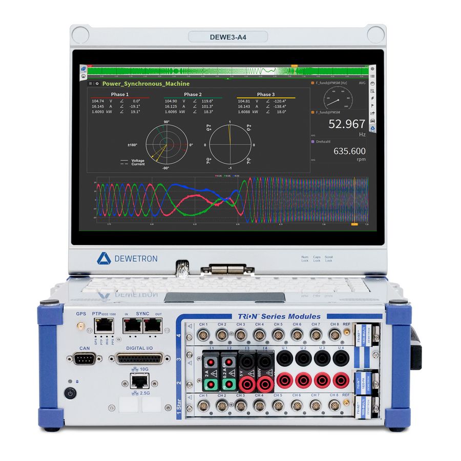 DEWETRON GmbH All-in-one-Messsystem DEWE3-A4 DEWETRON GmbH All-in-one-Messsystem DEWE3-A4