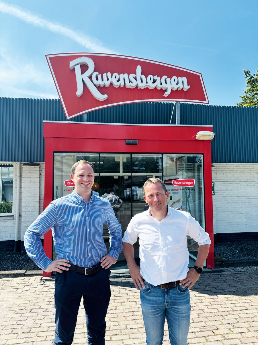 Christophe Thys, Geschäftsführer und Nieco de Wit, Manager für Forschung und Entwicklung der Ravensbergen B.V.