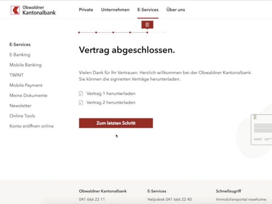 Finnova Galerie Die Portal-Lösung von Finnoa ist über die Open Platform der Finnova Banking Software voll integriert. Sie basiert auf einer Drittapplikation und wird als aaS angeboten.