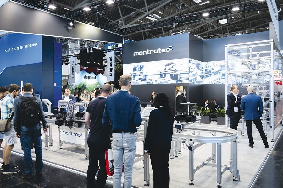 montratec präsentierte auf der automatica smarte Lösungen montratec präsentierte auf der automatica smarte Lösungen