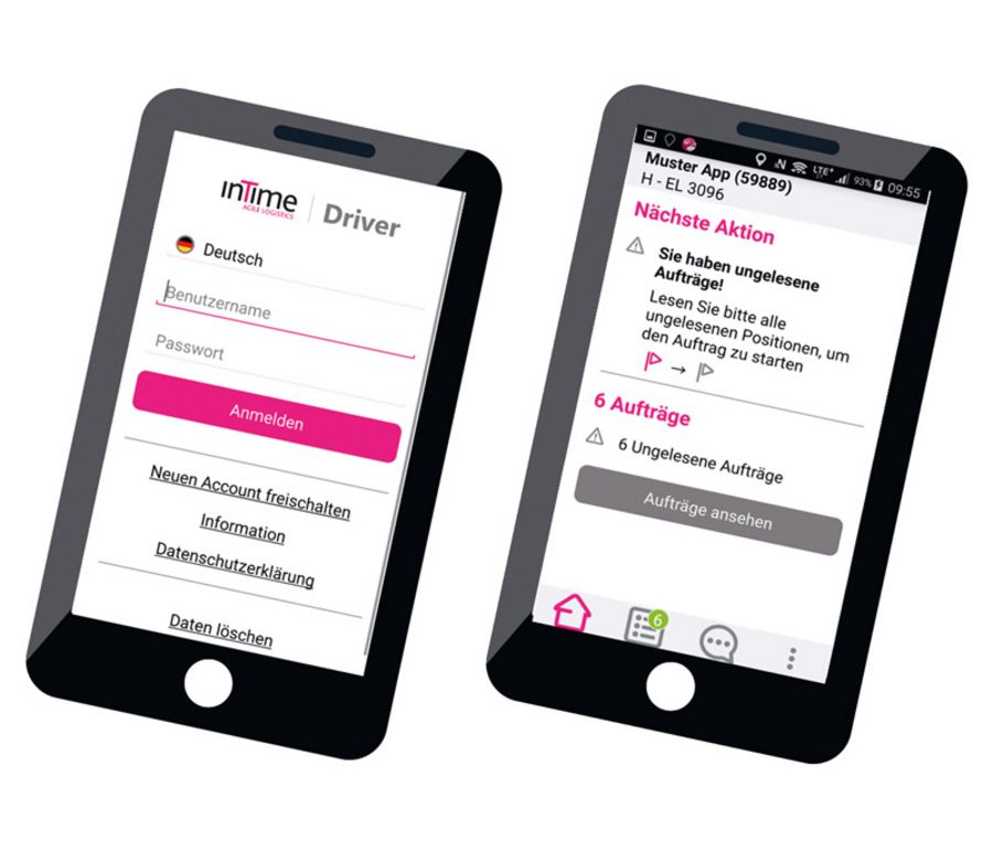 inTime Firmenapp inTime Firmenapp