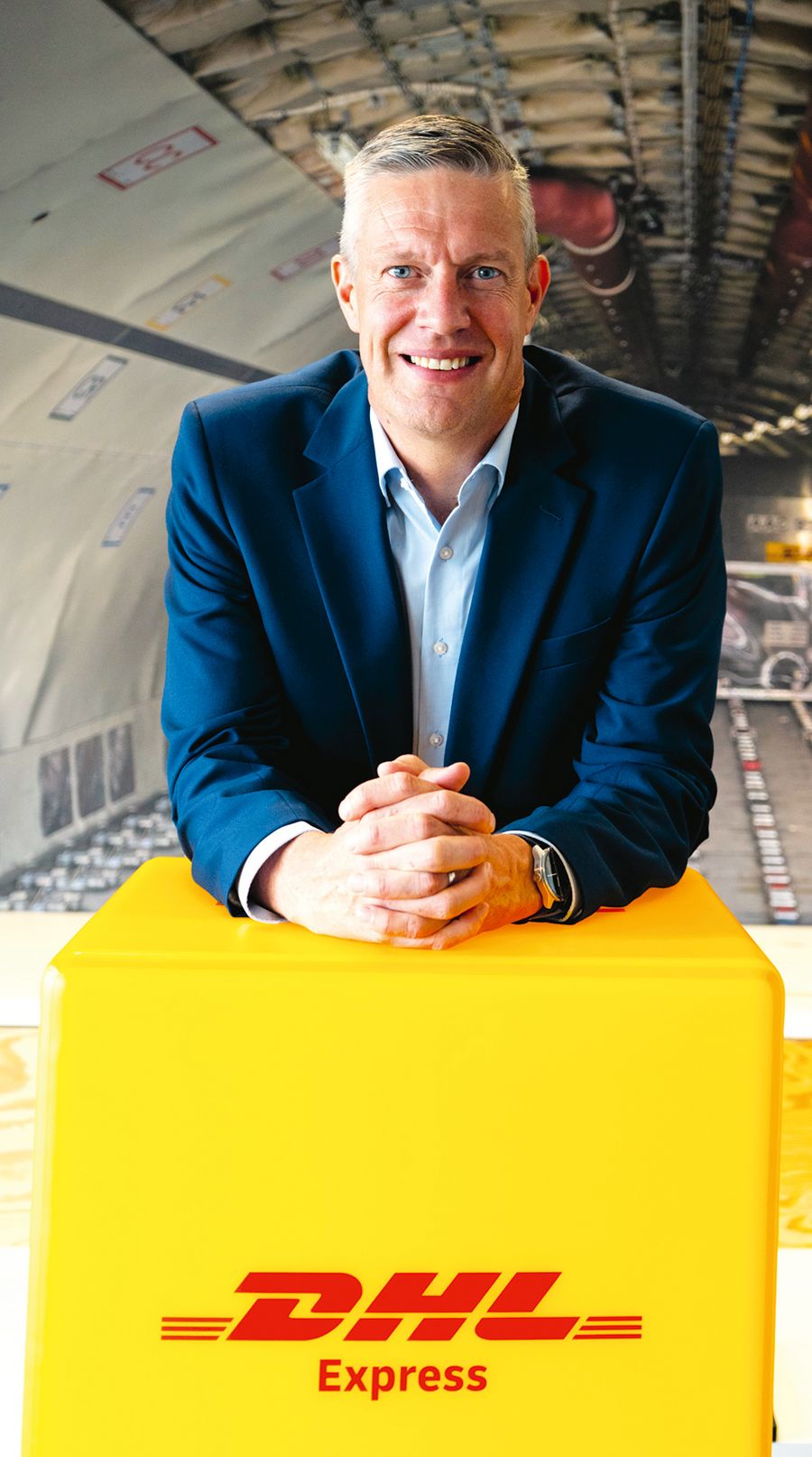 Kris Van Humbeeck, CEO der DHL Express (Austria) GmbH Kris Van Humbeeck, CEO der DHL Express (Austria) GmbH