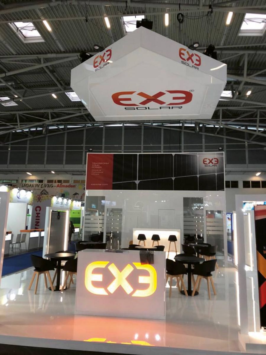 Exe Solar Messestand Exe Solar Messestand