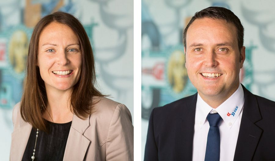 Patricia Herrmann, Geschäftsführerin, und Peter Probst, Vertrieb und Marketing der H&H Gerätebau GmbH Patricia Herrmann, Geschäftsführerin, und Peter Probst, Vertrieb und Marketing der H&H Gerätebau GmbH