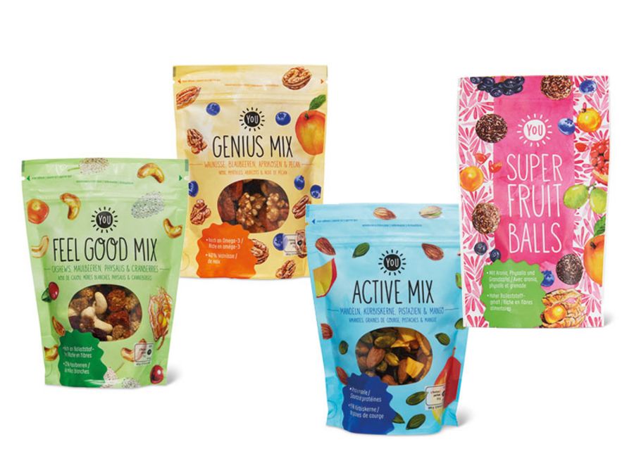 Delica - nussige und fruchtige Snacks Delica - nussige und fruchtige Snacks
