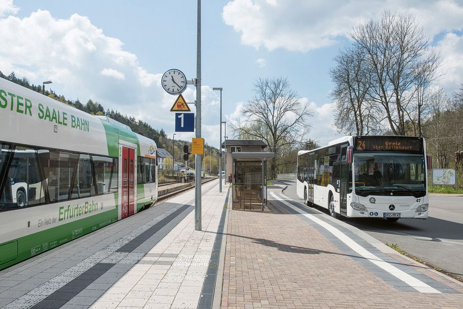 PRG Personen- und Reiseverkehrs GmbH Greiz Verknüpfungsstelle 